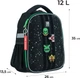 Рюкзак шкільний Kite Education каркасний UFO 35x26x13.5 см Чорний (K24-555S-7) - зображення 3