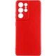 Чохол Silicone Cover Lakshmi Full Camera (A) для Samsung Galaxy S21 Ultra Червоний / Red - зображення 1