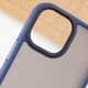 TPU+PC чохол Metal Buttons для Apple iPhone 13 (6.1") Синій - зображення 5