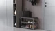 Банкетка универсальная Ferrum-decor Слайм 45x63x26 серый ДСП Венге 16мм (XK00018VE) - изображение 1