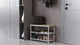 Банкетка универсальная Ferrum-decor Слайм 45x63x26 белый ДСП Дуб Сонома 16мм (XK00010) - изображение 1