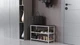Банкетка универсальная Ferrum-decor Слайм 45x63x26 белый ДСП Венге 16мм (XK00012VE) - изображение 1