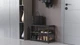 Банкетка універсальна Ferrum-decor Слайм 45x63x26 чорний ДСП Сосна Кембра 16мм (XK00006) - зображення 5