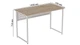 Компьютерный стол Ferrum-decor Майк 75x140x70 белый ДСП Дуб Сан-Марино 32мм - изображение 1