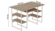 Компьютерный стол Ferrum-decor Тим 75x120x70 белый ДСП Дуб Сан-Марино 32мм - изображение 1