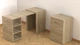 Стол-тумба трансформер Смарт 1/1 Ferrum-decor 750x1450x500 ДСП Дуб Сонома 16 мм (SMART004) - изображение 2