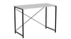Стол письменный Line Лайт Ferrum-decor 750x1000x500 Черный металл ДСП Белый 16 мм (LINE101) - изображение 1