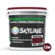 Фарба гумова універсальна супереластична RubberFlex SkyLine для даху і фасаду RAL 3005 Вишневий 1.2 кг - изображение 2