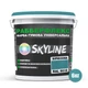 Фарба гумова супереластична надстійка «РабберФлекс» SkyLine Бірюзова RAL 5018 6 кг - зображення 2