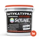 Штукатурка "Баранець" Skyline Силіконова, зерно 1-1,5 мм, 7 кг - зображення 2