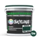 Краска резиновая суперэластичная сверхстойкая «РабберФлекс» SkyLine Зеленый RAL 6005 12 кг - изображение 2