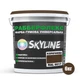 Фарба гумова супереластична надстійка «РабберФлекс» SkyLine Коричневий RAL 8017 6 кг - зображення 2