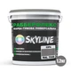 Краска резиновая суперэластичная сверхстойкая «РабберФлекс» SkyLine Серый RAL 7046 1,2 кг - изображение 2
