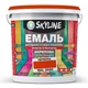 Емаль для підлоги акрил-поліуретанова SkyLine Червоний RAL 3020 5 л - зображення 1