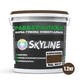 Краска суперэластичная сверхстойкая Skyline РабберФлекс Коричневый RAL 8017 1,2 кг - изображение 2
