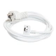 Кабель питания от сети 220 вольт для Apple MacBook Extradigital KBP1796 1.8 м белый - изображение 2