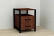 Тумба універсальна Ferrum-decor Вів'єн 2/2 50x41x40 чорний ДСП Венге 16мм (XK00114VE) - зображення 4