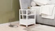 Тумба універсальна Ferrum-decor Вів'єн 1/1 50x41x40 білий ДСП Біле 16мм (XK00097) - зображення 3