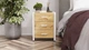 Тумба універсальна Ferrum-decor Вів'єн 3 50x41x40 білий ДСП Дуб Артизан 16мм (XK00153) - зображення 4