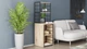 Стіл-тумба трансформер Смарт 3/2 з етажеркою Ferrum-decor 1430x1450x600 Чорний метал ДСП Дуб Шервуд 16 мм (SMART308) - зображення 6