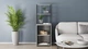 Стіл-тумба трансформер Смарт 3/1 з етажеркою Ferrum-decor 1430x1450x500 Чорний метал ДСП Урбан Лайт 16 мм (SMART306) - зображення 5