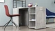 Стіл-тумба трансформер Смарт 4/1 з етажеркою Ferrum-decor 1430x1450x500 Чорний метал ДСП Урбан Лайт 16 мм (SMART406) - зображення 10