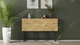 Стол-книжка трансформер Орион 3 Ferrum-decor 750x1150x880 Черный металл ДСП Дуб Артизан 16 мм (ORI306) - изображение 5
