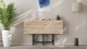 Стол-книжка трансформер Спайдер Ferrum-decor 750x1150x880 Черный металл ДСП Дуб Сан-Марино 16 мм (SPAR002) - изображение 5