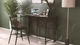Стол-книжка трансформер Орион 3 Ferrum-decor 750x1150x880 Черный металл ДСП Венге Магия 16 мм (ORI303VE) - изображение 5
