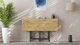 Стол-книжка трансформер Спайдер Ferrum-decor 750x1150x880 Черный металл ДСП Дуб Артизан 16 мм (SPAR006) - изображение 5