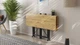 Стол-книжка трансформер Спайдер Ferrum-decor 750x1150x880 Черный металл ДСП Дуб Артизан 16 мм (SPAR006) - изображение 6