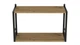 Книжная полка универсальная Ferrum-decor Стим 1 38x63x26 черный ДСП Дуб Артизан 16мм (FRD-104087) - изображение 1