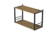 Книжная полка универсальная Ferrum-decor Стим 1 38x63x26 черный ДСП Дуб Артизан 16мм (FRD-104087) - изображение 3