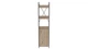 Этажерка 3/34 Ferrum-decor Серии Конект с тумбой 144x34x28 Серый ДСП Сан-Марино (FD1015) - изображение 3