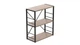 Этажерка 3/60 Ferrum-decor Серии Конект 73x60x28 черный ДСП Дуб Сан-Марино 16мм (XK00218) - изображение 1
