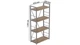 Етажерка 4/60 Ferrum-decor Серії Конект 120x60x28 сірий ДСП Дуб Сан-Марино 16мм (FRD-104249) - зображення 3