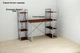 Етажерка 4/34 Ferrum-decor Серії Конект 120x34x28 сірий ДСП Венге 16мм (XK00252VE) - зображення 3