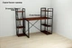 Этажерка 4/34 Ferrum-decor Серии Конект 120x34x28 черный ДСП Венге 16мм (XK00240VE) - изображение 3