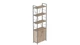 Этажерка 4/60 Ferrum-decor Серии Конект с тумбой 179x60x28 Серый ДСП Сан-Марино (FD1078) - изображение 1