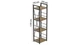 Етажерка 4/34 Ferrum-decor Серії Конект 120x34x28 чорний ДСП Дуб Артизан 16мм (XK00237) - зображення 2