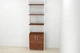 Етажерка 4/60 Ferrum-decor Серії Конект з тумбою 179x60x28 Білий ДСП Венге (FD1072VE) - зображення 2