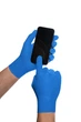 Рукавички нітрилові Mercator Medical GoGrip Blue M Сині 50 шт (00-00000175) - изображение 3
