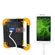 Ліхтар - прожектор з функцією Power bank та 4-ма режимами роботи / Настільний світильник X-Balog L802-20W-2COB+1W помаранчевий - зображення 2