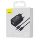 СЗУ Baseus Super Si Quick Charger 1C 25W EU Sets Black（With Mini White Cable Type-C to Type-C 3A 1m Black） TZCCSUP-L01 - изображение 13