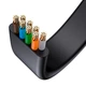 Патч корд мережевий кабель Baseus WKJS000301 High Speed ​​Six types of RJ45 Gigabit network cable (flat cable) | 15m | black - зображення 10