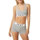Топ с мягкой чашкой DKNY 44(M) Серый (heather grey) (94250) - изображение 3