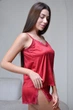 Пижама: топ и шортики Leinle 52(3XL) Красный (94003) - изображение 1