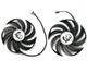 Вентилятор кулер для видеокарты MSI RTX 3050 3060 Ti RX 6600 6700 XT Gaming 95 мм PowerLogic PLD10010S12HH (PLD10010B12HH) комплект 2 шт (№382.05) - изображение 1