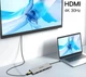 Переходник Кардридер Хаб Fenvi C601 6 в 1 Type-C + USB 2.0 3.0 TF SD PD 100W 4K HDMI - изображение 2