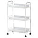 Тележка IKEA ХОРНАВАН, белый, 26x48x77 см, 702.438.73 - изображение 1